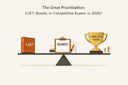 The Great Prioritization: CUET, Boards, or Competitive Exams in 2026?